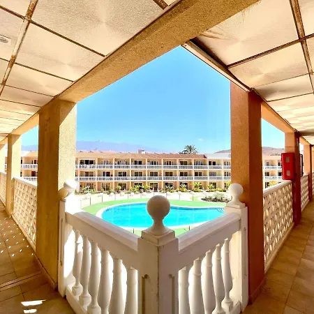 Studio Con Wifi Y Estupenda Piscina En Tenerife Sur Lägenhet *